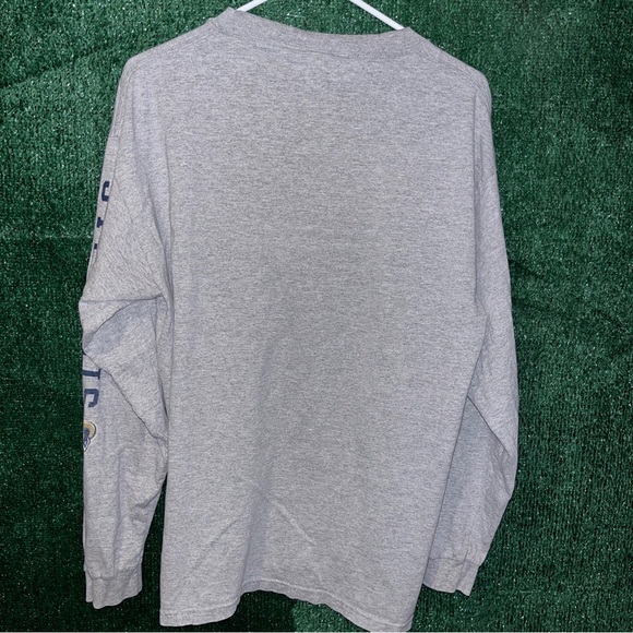 vintage Y2K St Louis Rams Gray Longsleeve Shirt L NFL tag STL LA - Picture 4 of 5